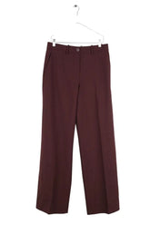 Pantalon large Helmut Lang Bordeaux en Laine, taille XL - Seconde Main