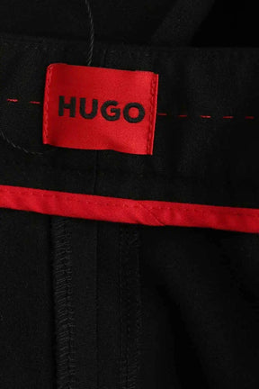 Pantalon large Hugo Boss Noir en Polyester