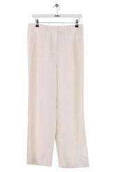 Pantalon large Icicle Blanc en Soie, taille M - Seconde Main