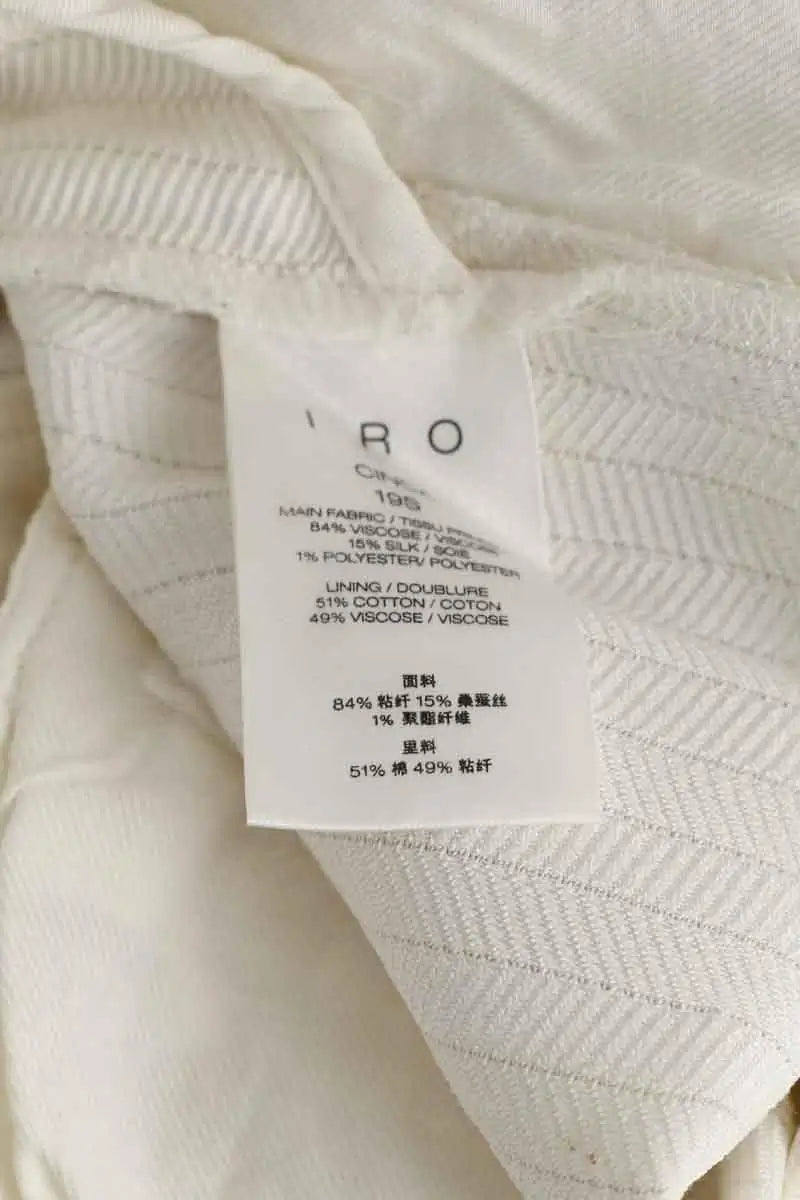 Pantalon large Iro Blanc en Coton