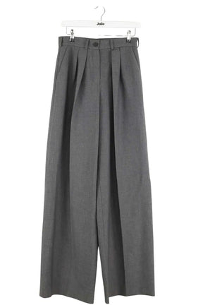 Pantalon large Jaquett Gris en Laine, taille S - Seconde Main