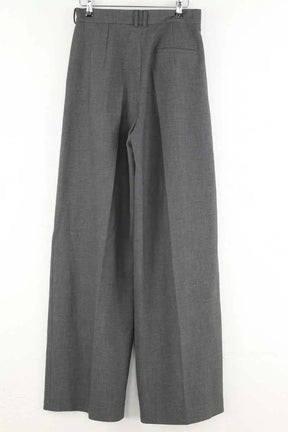 Pantalon large Jaquett Gris en Laine