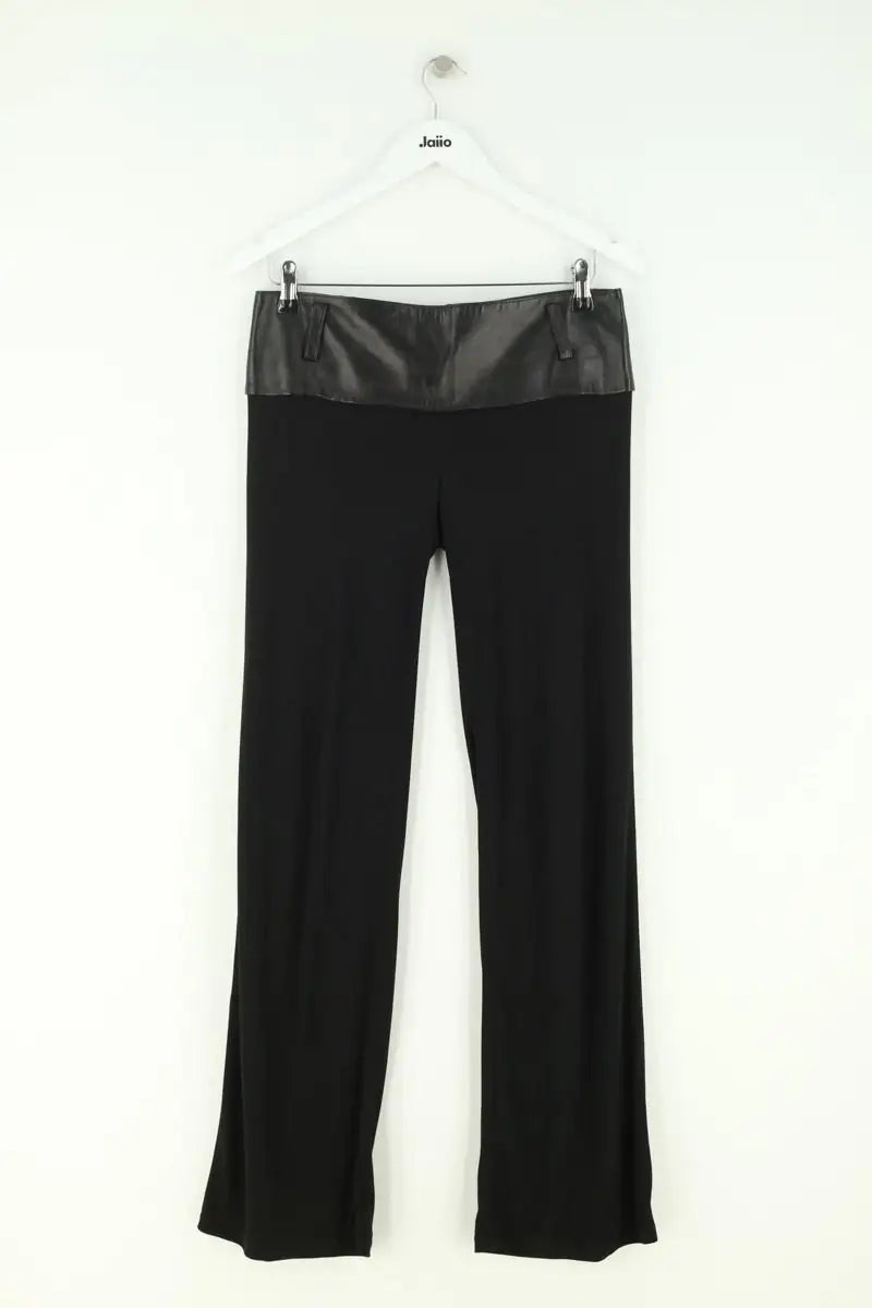 Pantalon large Jitrois Noir en Viscose