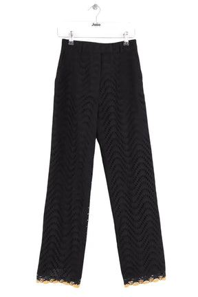 Pantalon large Jour/Né Noir en Coton, taille XS - Seconde Main