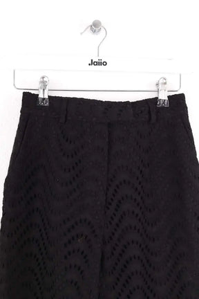 Pantalon large Jour/Né Noir en Coton