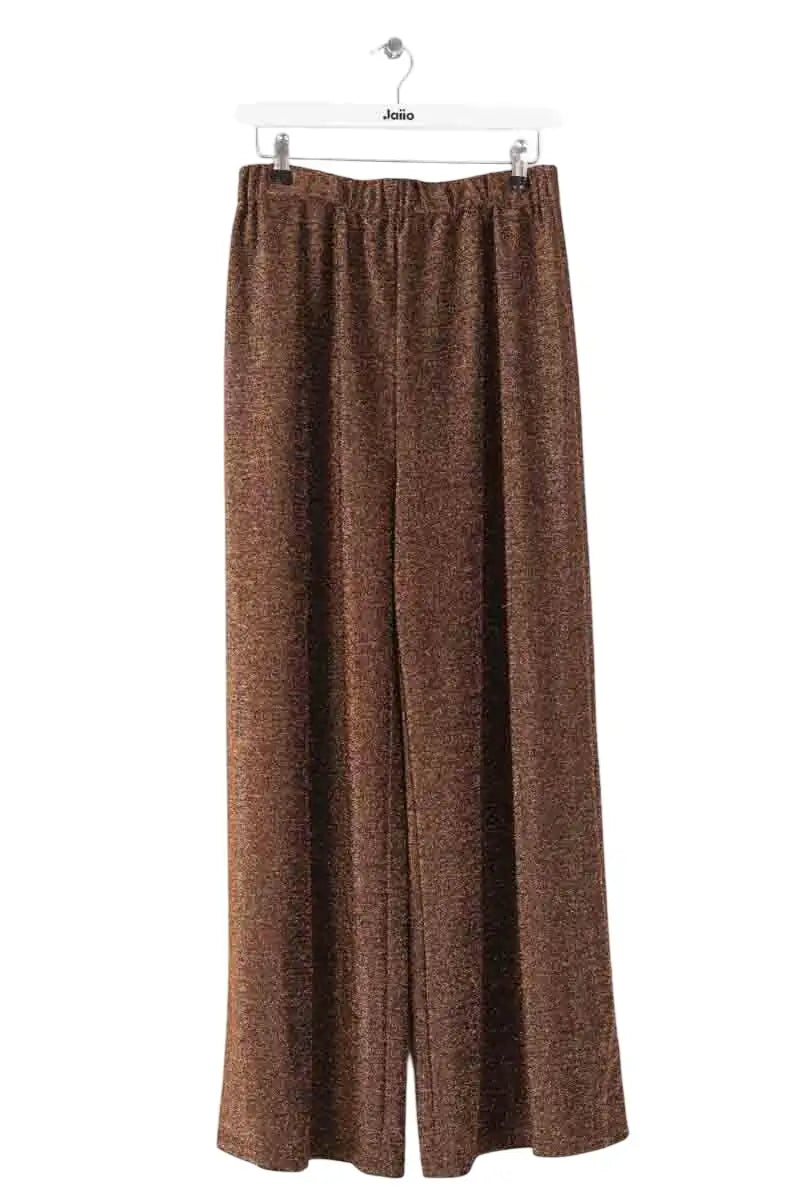 Pantalon large Karma Koma Doré en Synthétique, taille L - Seconde Main