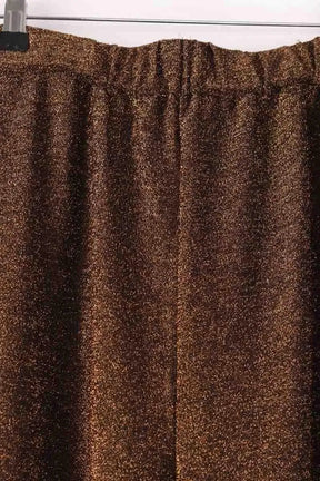 Pantalon large Karma Koma Doré en Synthétique