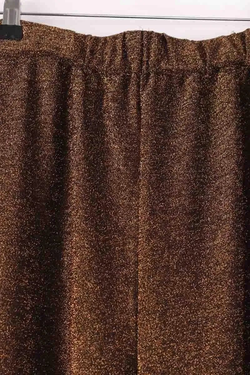 Pantalon large Karma Koma Doré en Synthétique
