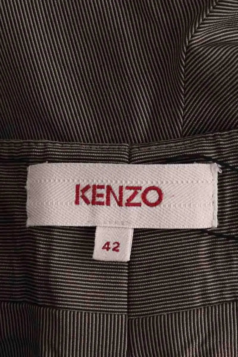 Pantalon large Kenzo Gris en Laine