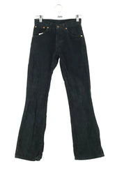 Pantalon large Levi's Noir en Coton, taille XXS - Seconde Main