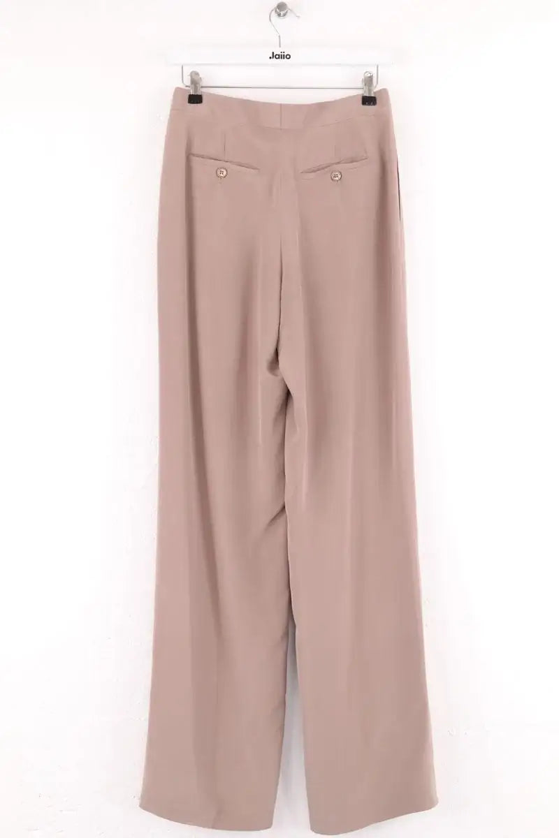 Pantalon large Loro Piana Marron en Soie