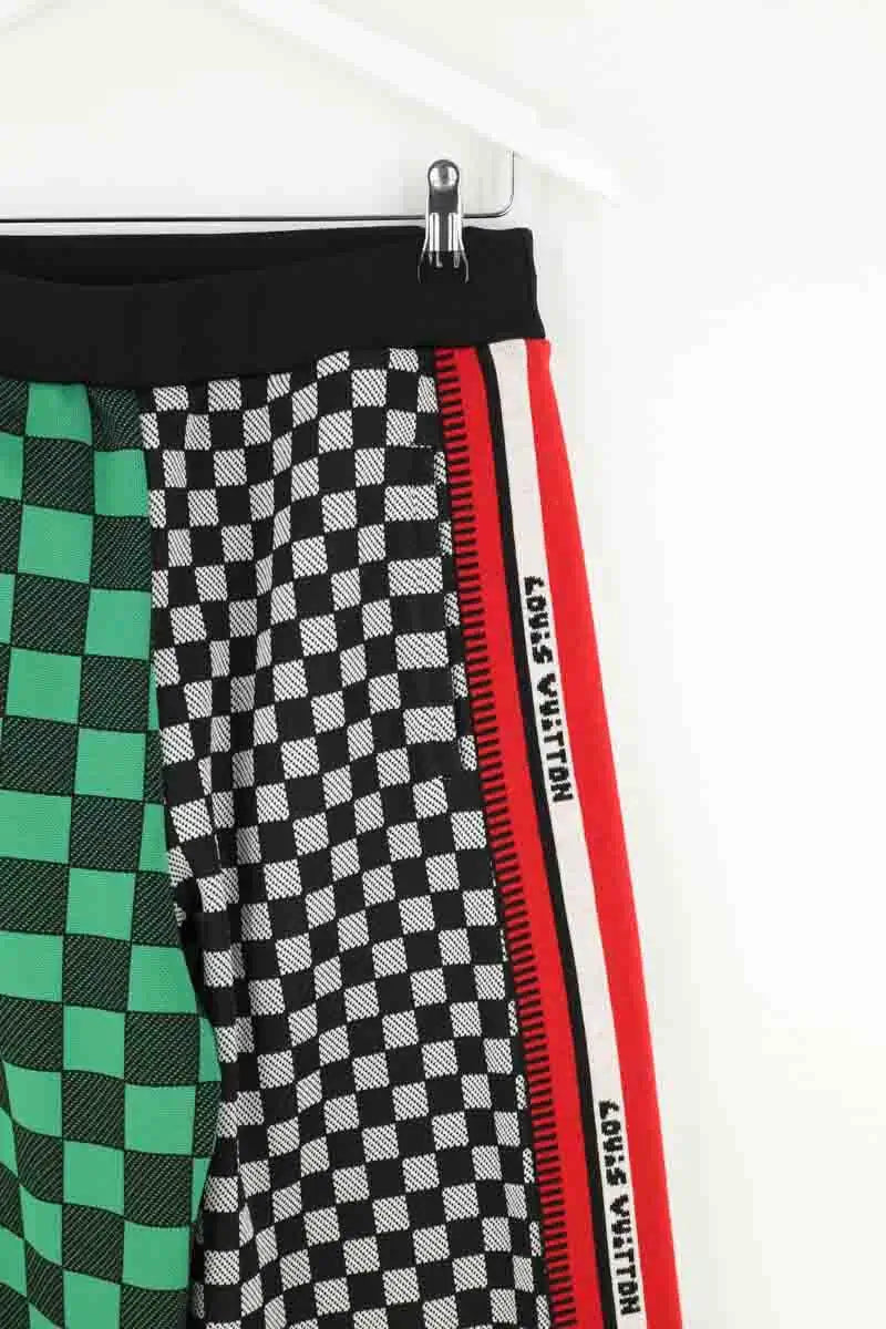 Pantalon large Louis Vuitton Multicolore en Laine