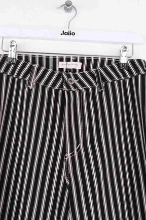 Pantalon large Maison Hotel Noir en Coton