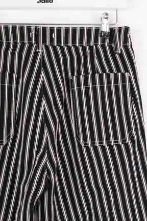 Pantalon large Maison Hotel Noir en Coton