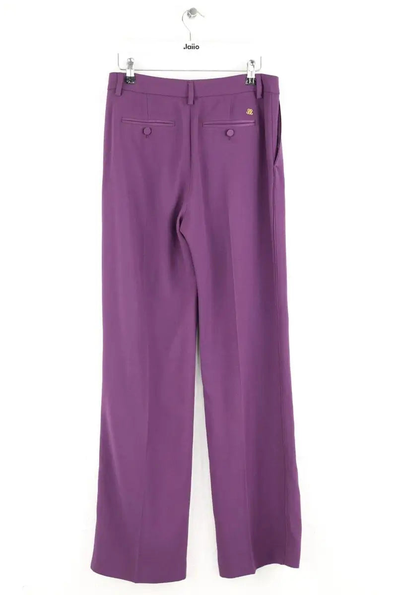 Pantalon large Maison Sarah Lavoine Violet en Polyester