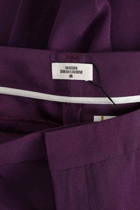 Pantalon large Maison Sarah Lavoine Violet en Polyester
