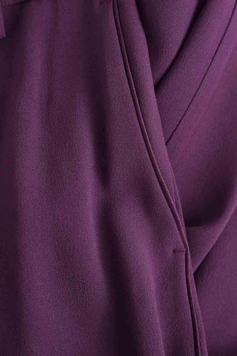 Pantalon large Maison Sarah Lavoine Violet en Polyester