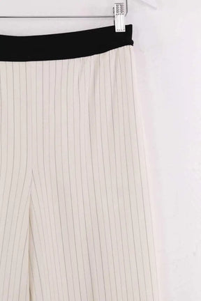 Pantalon large Maje Blanc en Synthétique