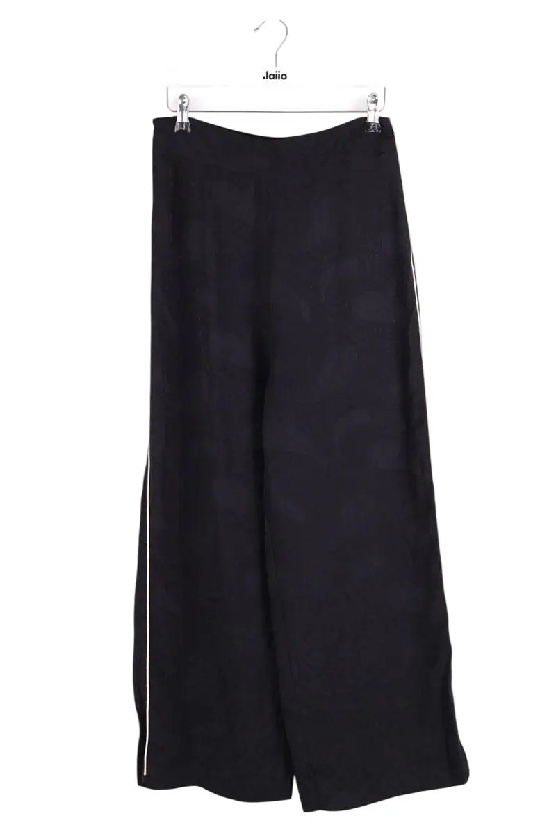 Pantalon large Maje Noir en Synthétique, taille M - Seconde Main