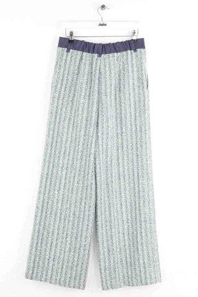 Pantalon large Maje Vert en Coton