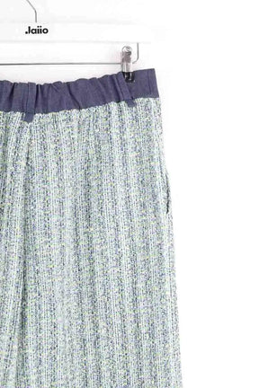 Pantalon large Maje Vert en Coton