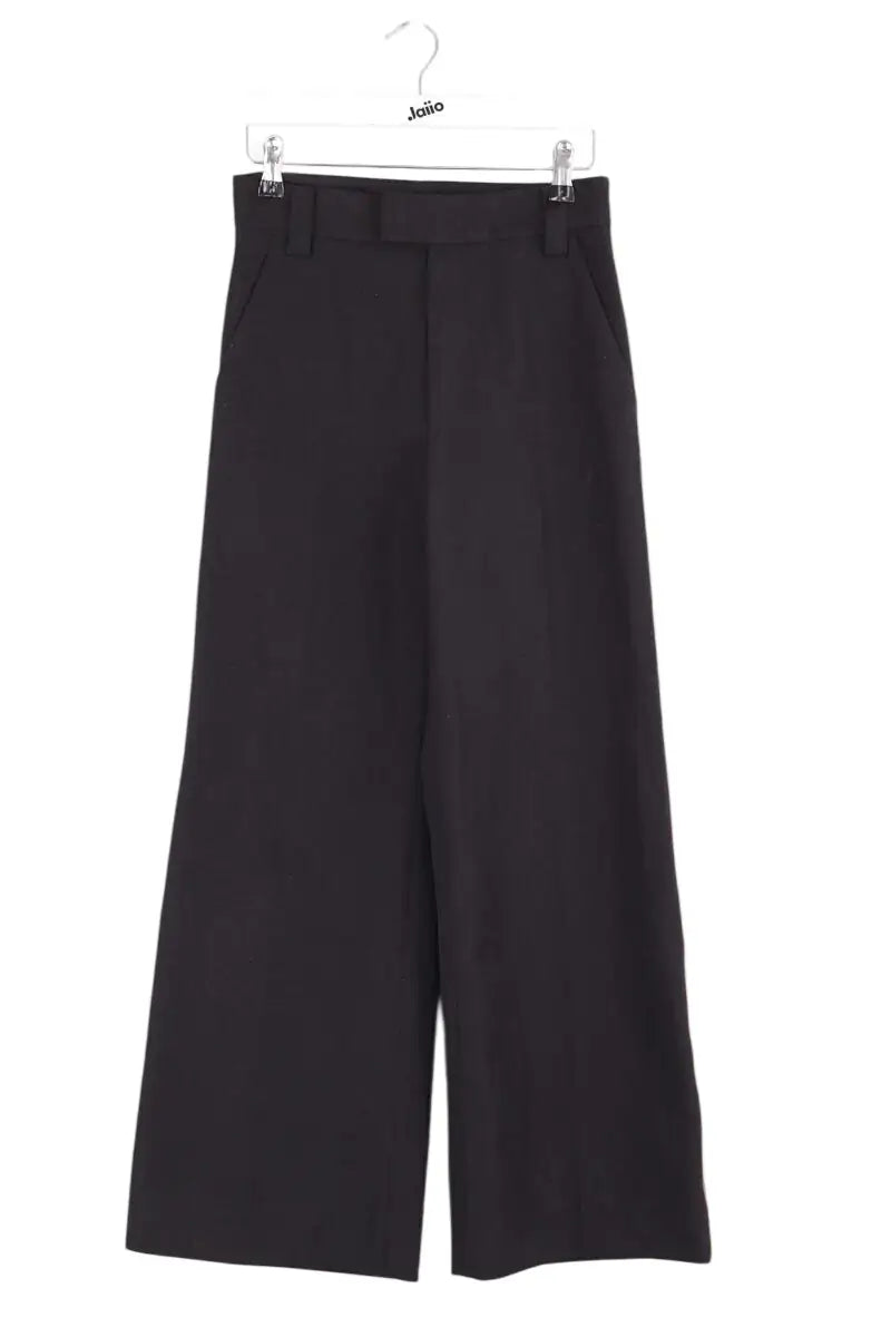 Pantalon large Marc By Marc Jacobs Noir en Synthétique, taille XS - Seconde Main