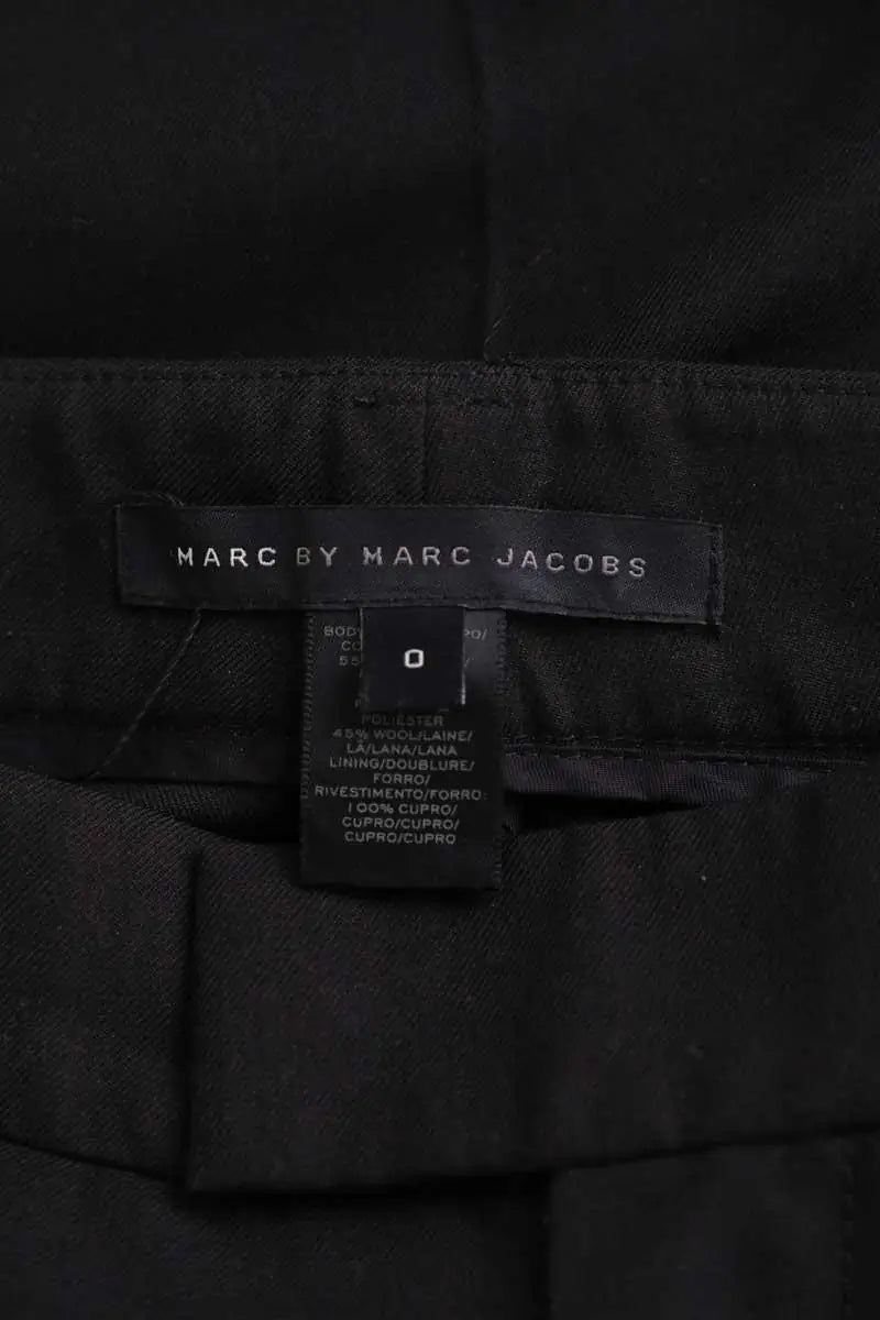 Pantalon large Marc By Marc Jacobs Noir en Synthétique