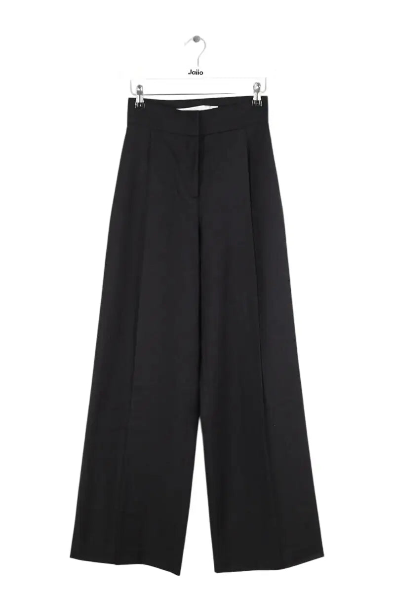 Pantalon large Margaux Lonnberg Noir en Laine, taille XS - Seconde Main