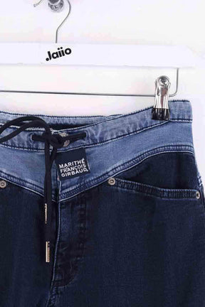 Pantalon large Marithé & François Girbaud Bleu en Coton