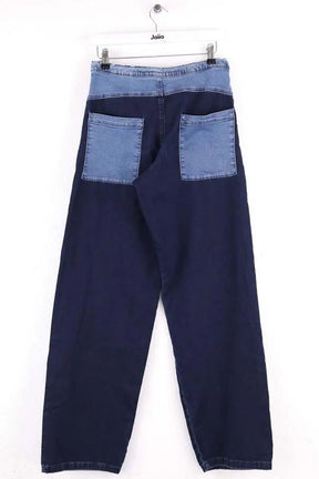 Pantalon large Marithé & François Girbaud Bleu en Coton