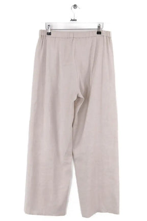 Pantalon large Max Mara Ecru en Laine
