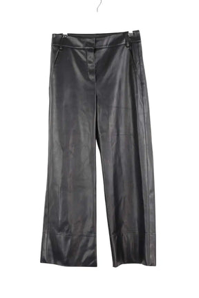 Pantalon large Max Mara Noir en Cuir, taille S - Seconde Main