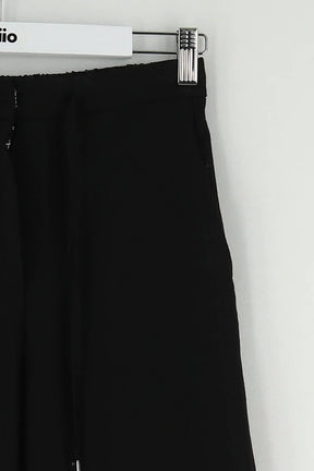 Pantalon large Max Mara Noir en Laine