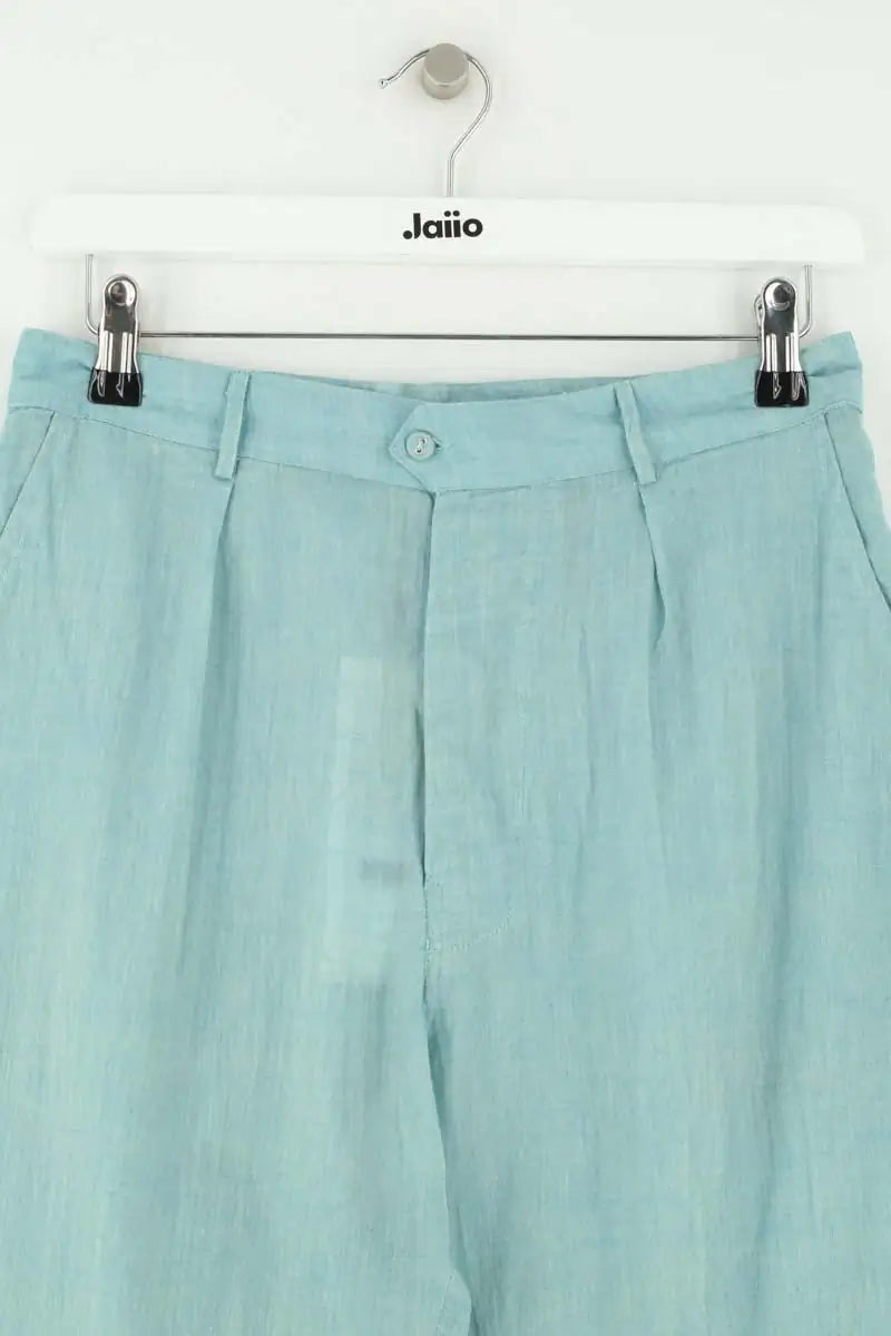 Pantalon large Mes Demoiselles Bleu en Coton