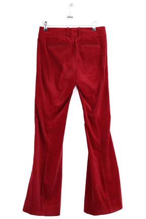 Pantalon large Michael Kors Bordeaux en Synthétique