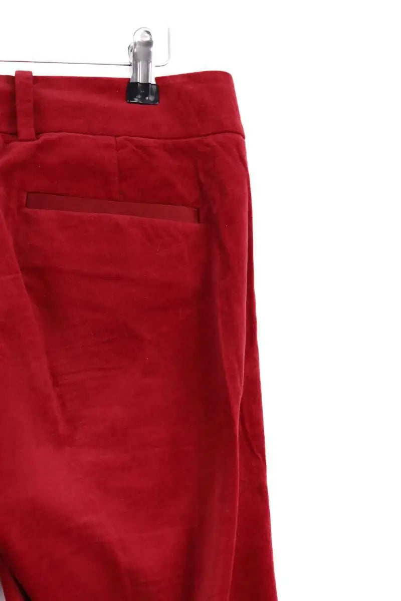 Pantalon large Michael Kors Bordeaux en Synthétique