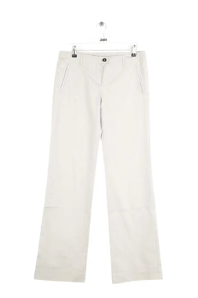 Pantalon large Miu Miu Gris en Coton, taille M - Seconde Main