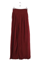 Pantalon large Molli Bordeaux en Laine, taille M - Seconde Main