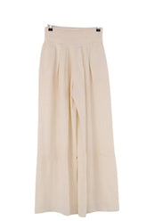 Pantalon large Molli Ecru en Laine, taille S - Seconde Main