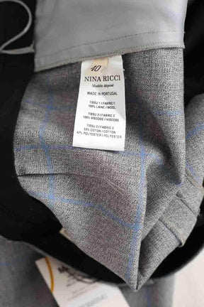 Pantalon large Nina Ricci Gris en Laine
