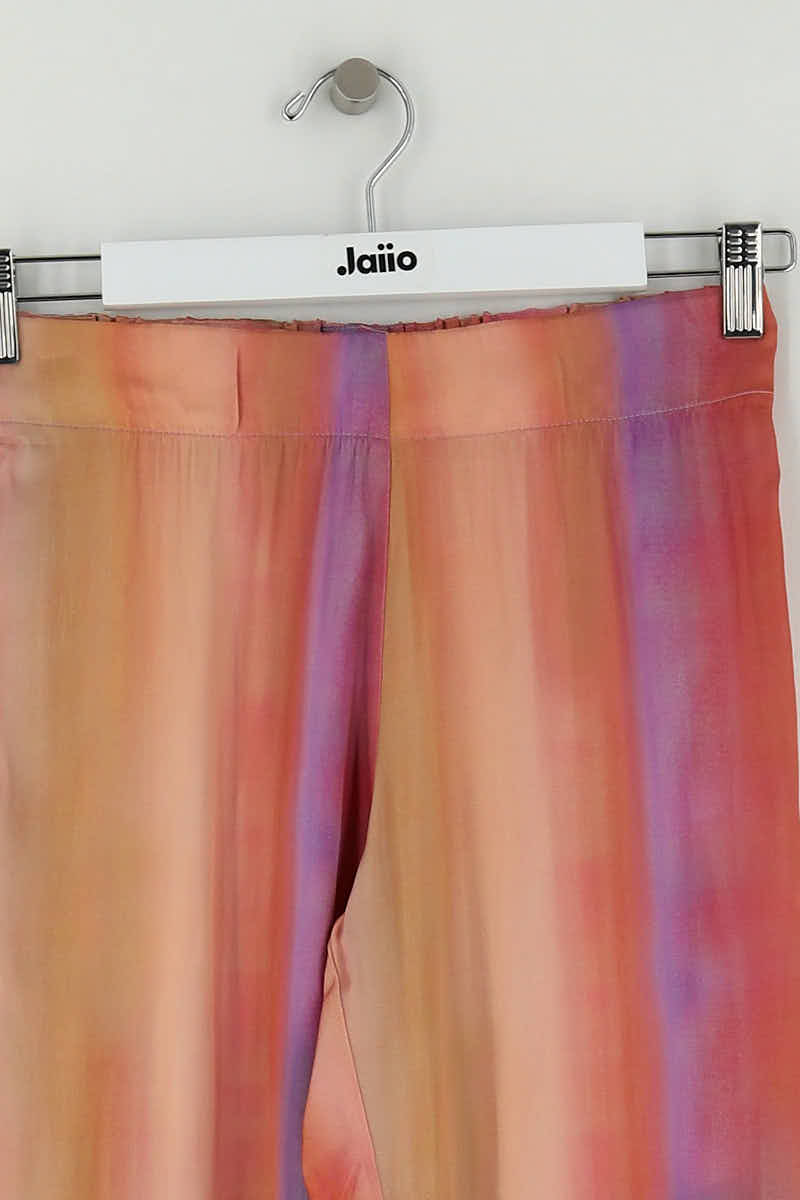 Pantalon large Noo Rose en Viscose