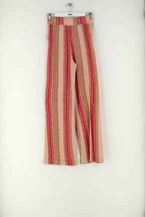 Pantalon large Notshy Beige en Cachemire
