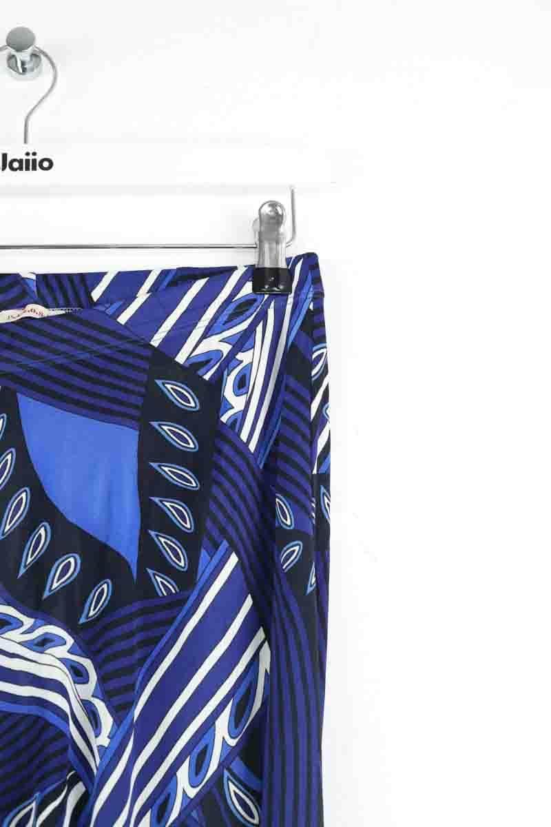 Pantalon large Parosh Bleu en Viscose
