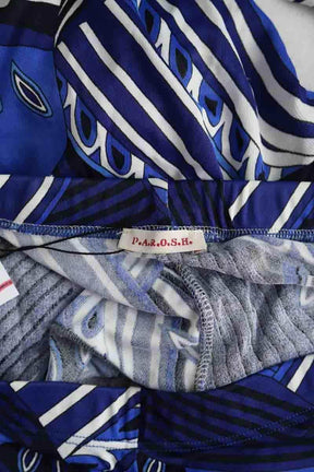 Pantalon large Parosh Bleu en Viscose
