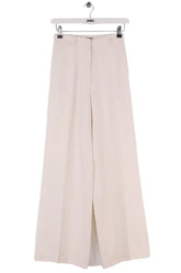 Pantalon large Paul & Joe Ecru en Synthétique, taille XS - Seconde Main
