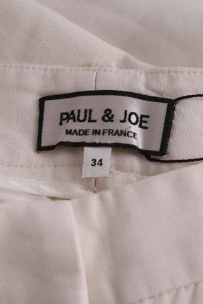 Pantalon large Paul & Joe Ecru en Synthétique