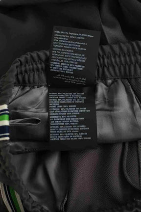 Pantalon large Prada Anthracite en Synthétique