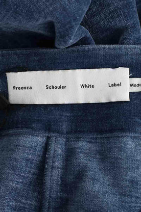 Pantalon large Proenza Schouler Bleu en Polyester