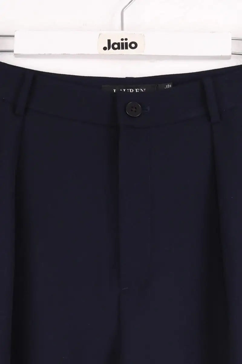 Pantalon large Ralph Lauren Bleu en Synthétique