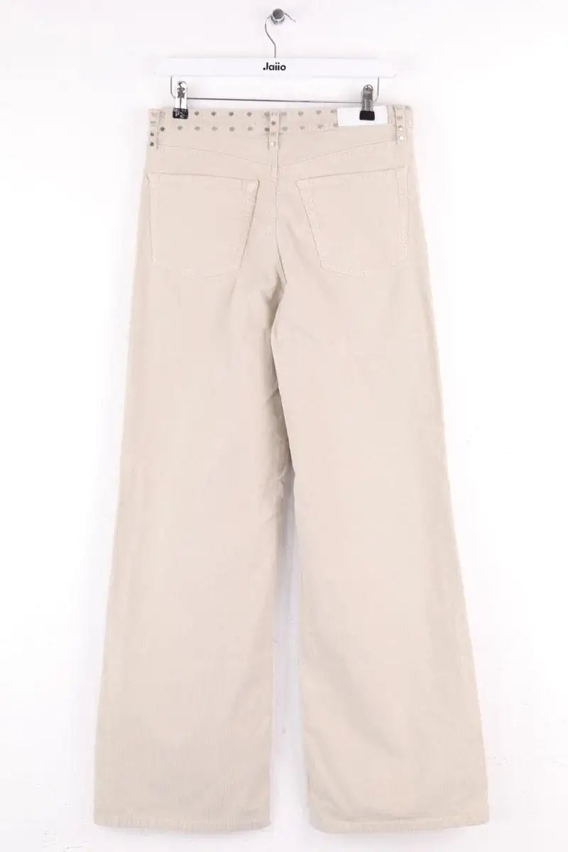 Pantalon large RE/DONE Ecru en Coton